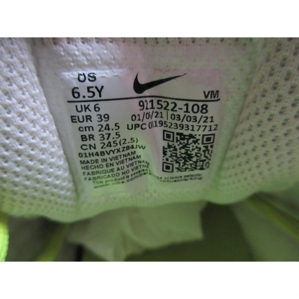 Nike Air Max 97 Reflective Logos Shoes Size 6.5Y‎ Womens 8 921522-108 Sneakers
